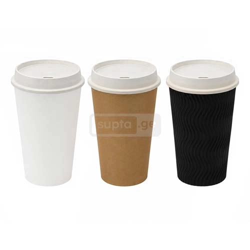 Paper Lid for 14oz/16oz Paper Cup 1*50pcs (Latte)